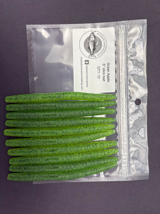 Green Apple 5 Inch Stick Bait